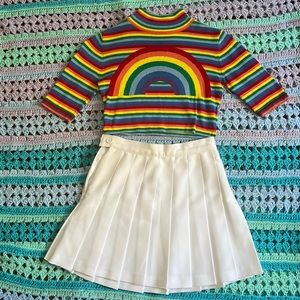 UNIF rainbow crop top